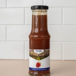 Aardbeien dessertsaus