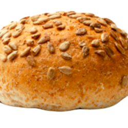 Tarwebol met zonnepit