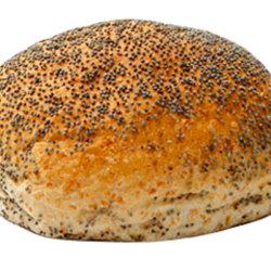 Tarwebol met maanzaad