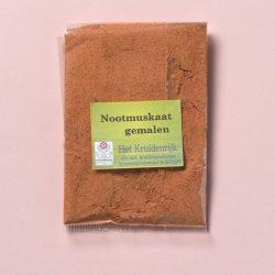 Nootmuskaat gemalen